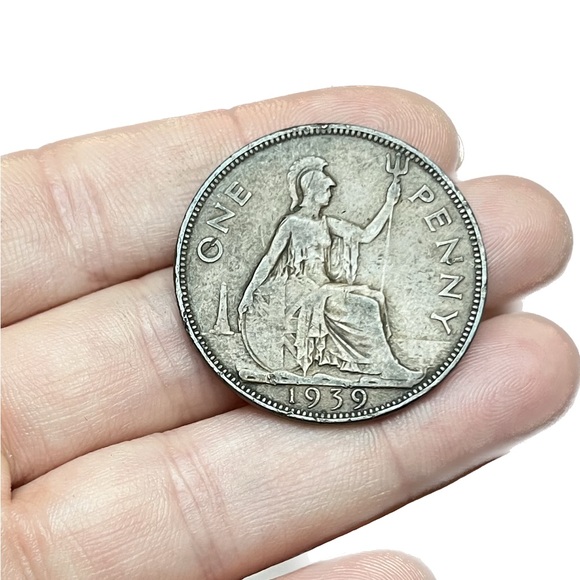 🎈$5 add on - 1939 ONE PENNY - George VI - Picture 1 of 6